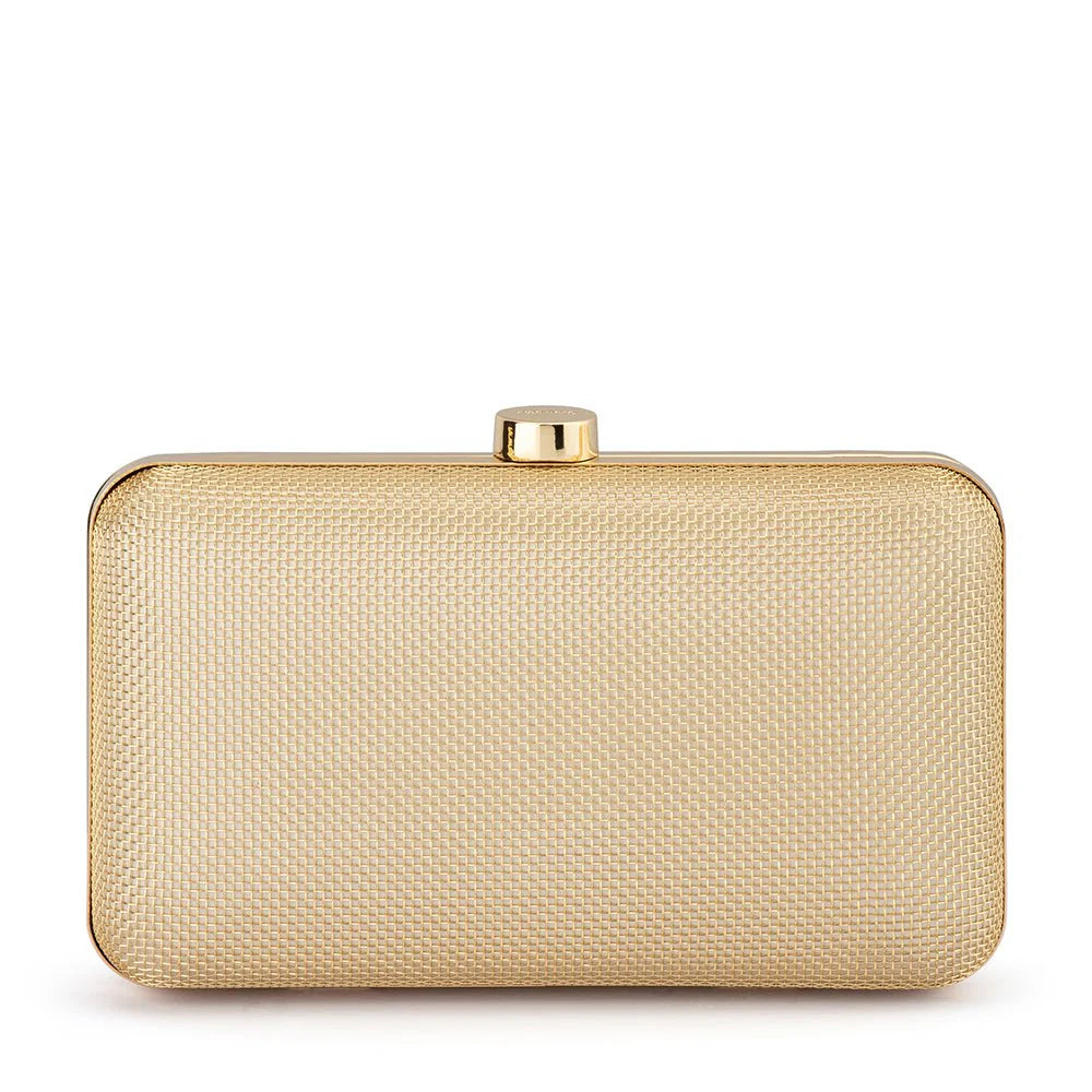 Olga Berg JEN Mesh Clutch - Gold