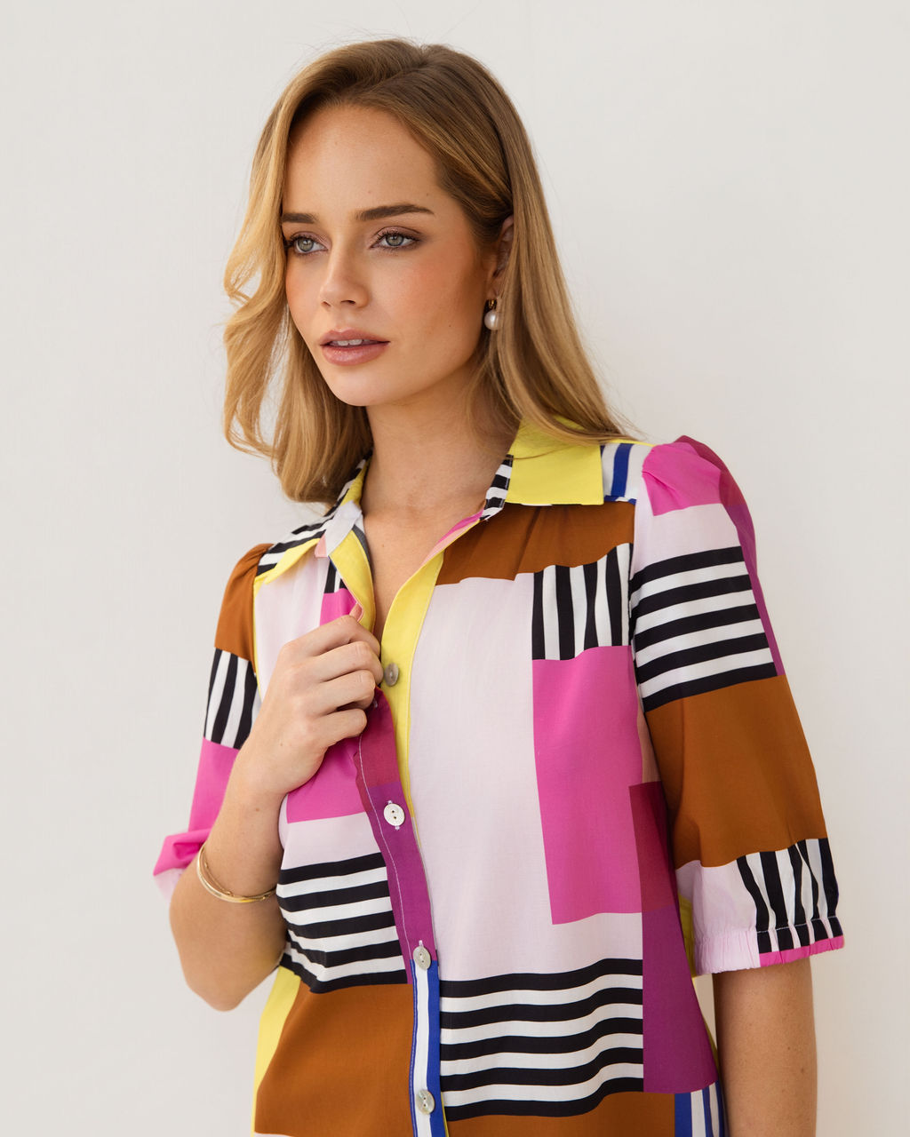 Kaleido Shirt Dress - Geo Art Print