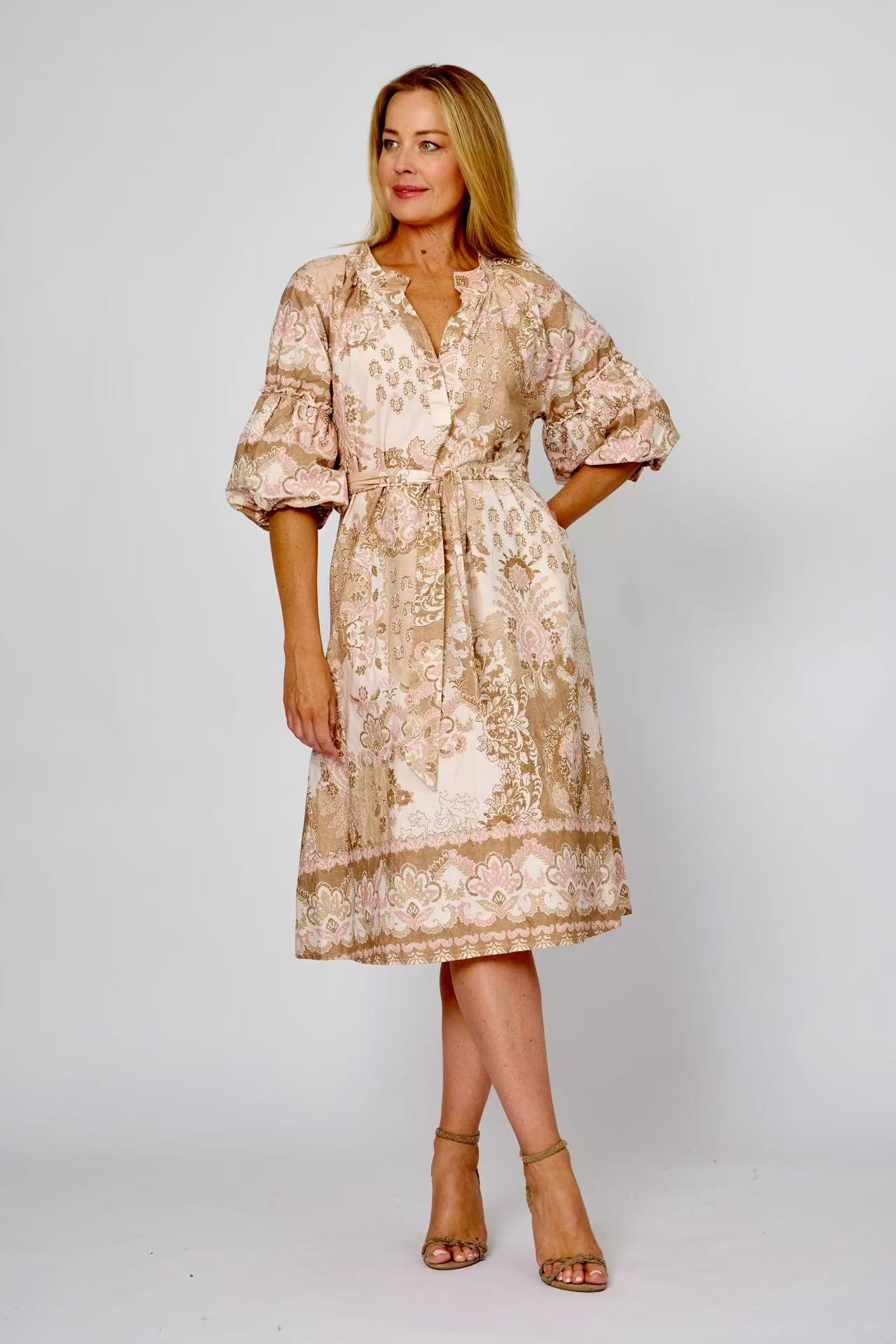 La Strada Vintage Bloom Midi Dress