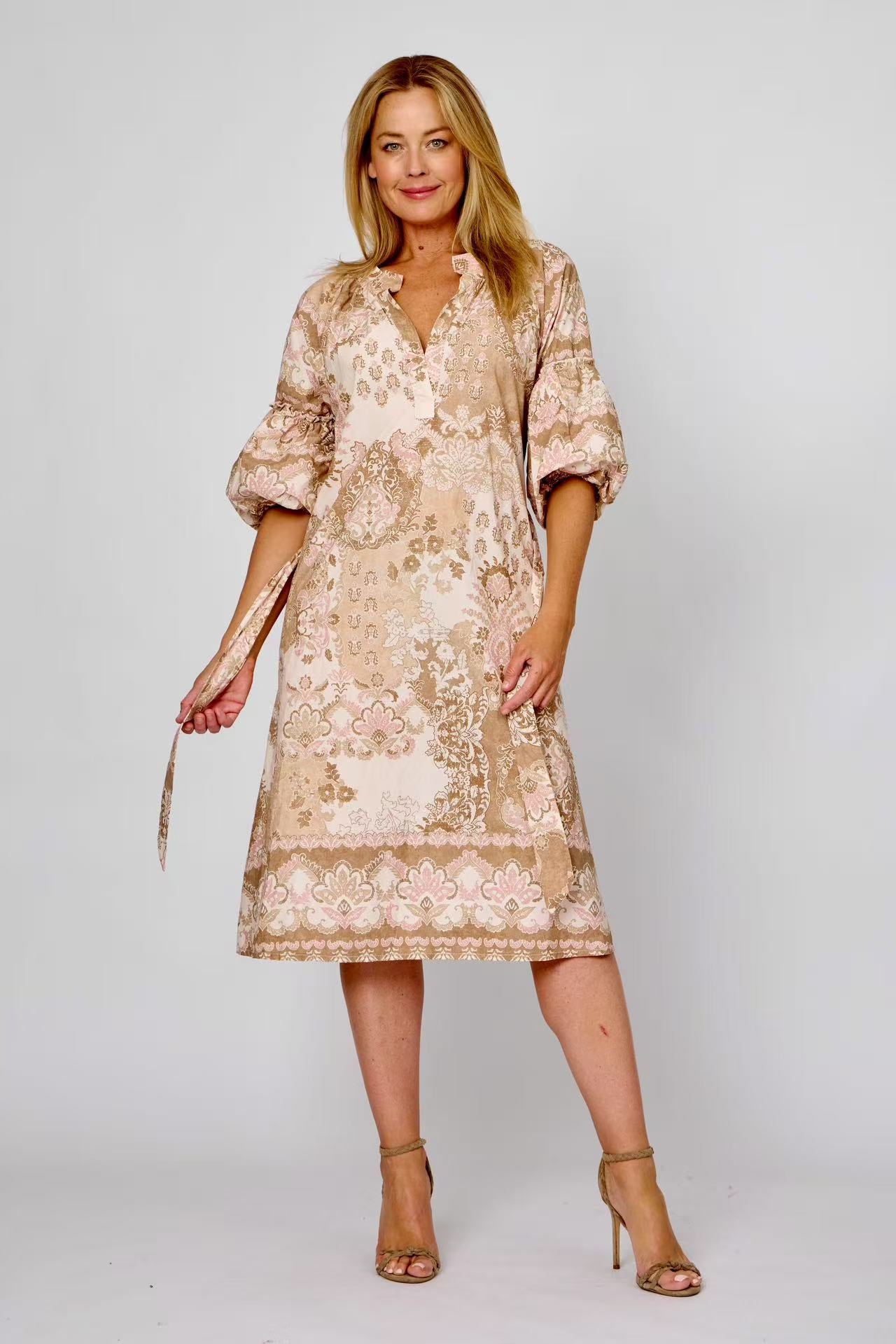 La Strada Vintage Bloom Midi Dress