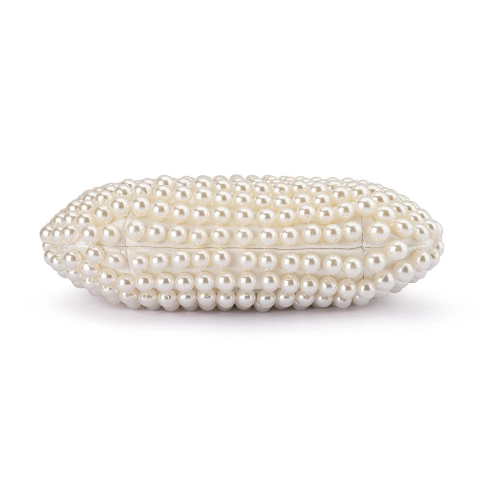 Olga Berg PIA Pearl Croissant Bag - Pearl