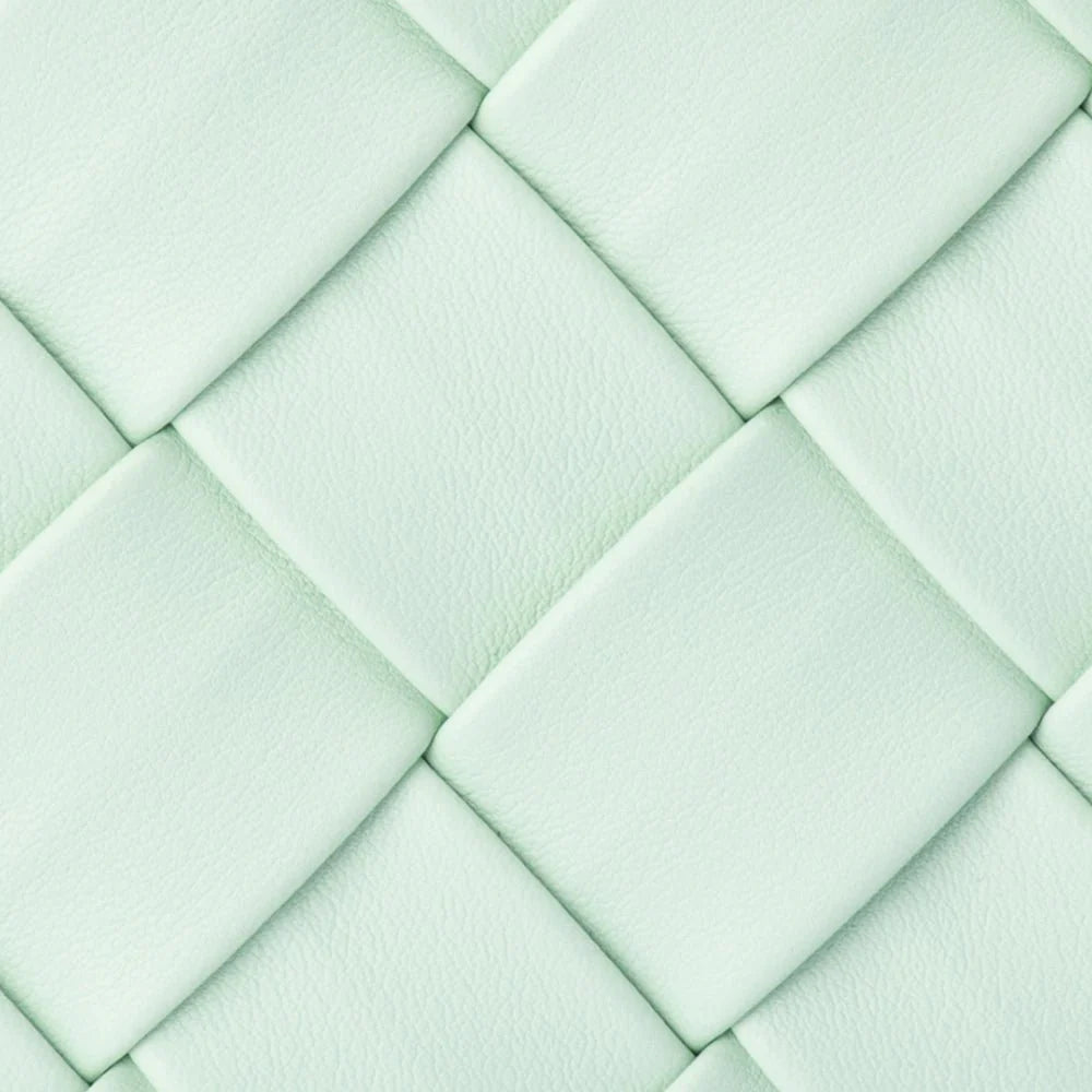 Olga Berg QUINN Woven Clutch - Mint