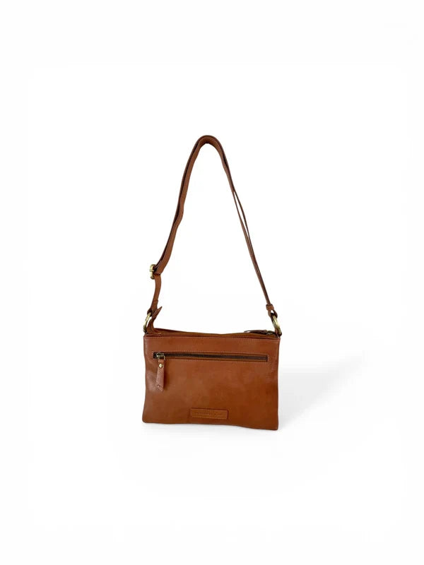 Cosgrove & Co Sam Petite Travel Crossbody - Tobacco