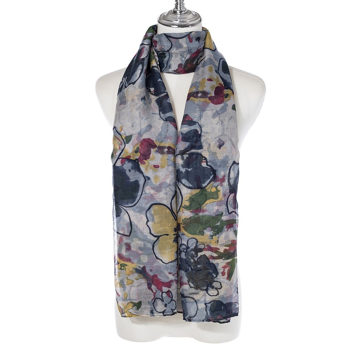 Ivys Watercolour Bloom Scarf
