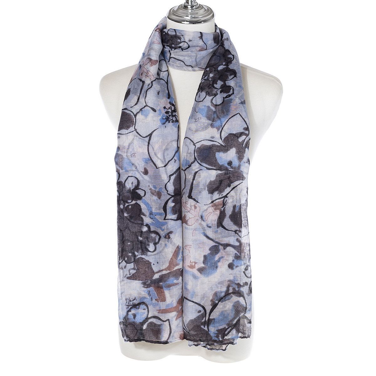 Ivys Watercolour Bloom Scarf