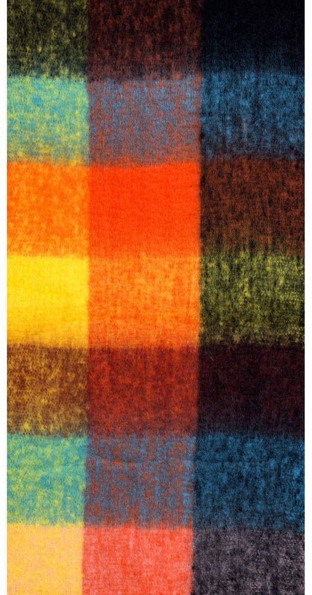 Ivys Autumn Check Tassel Scarf