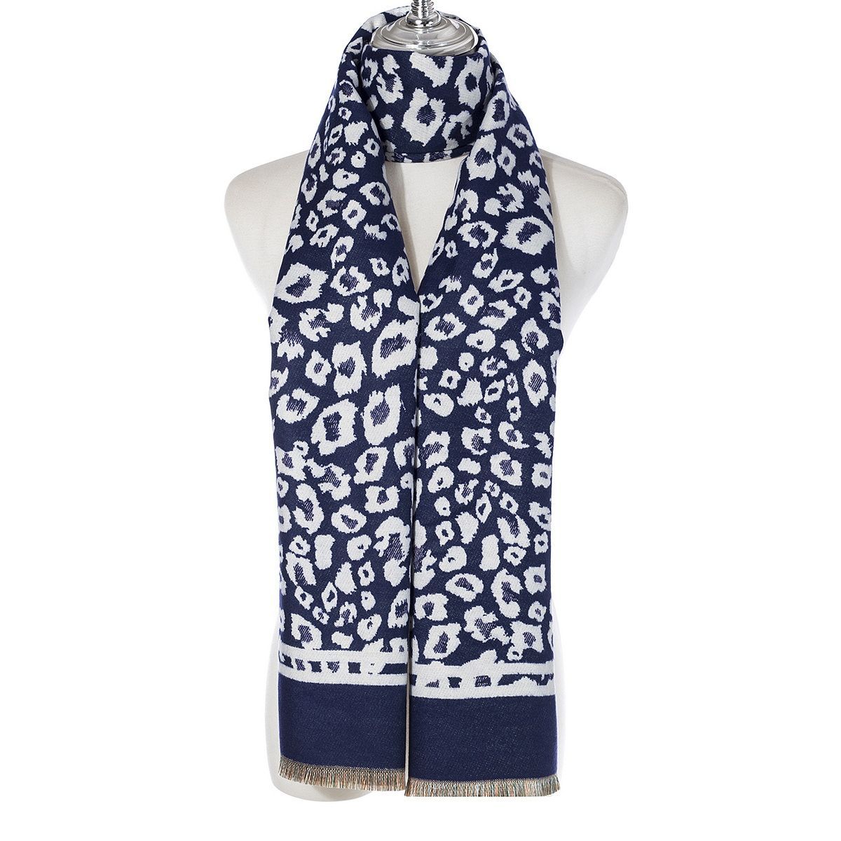 Ivys Wild Streak Leopard Print Scarf