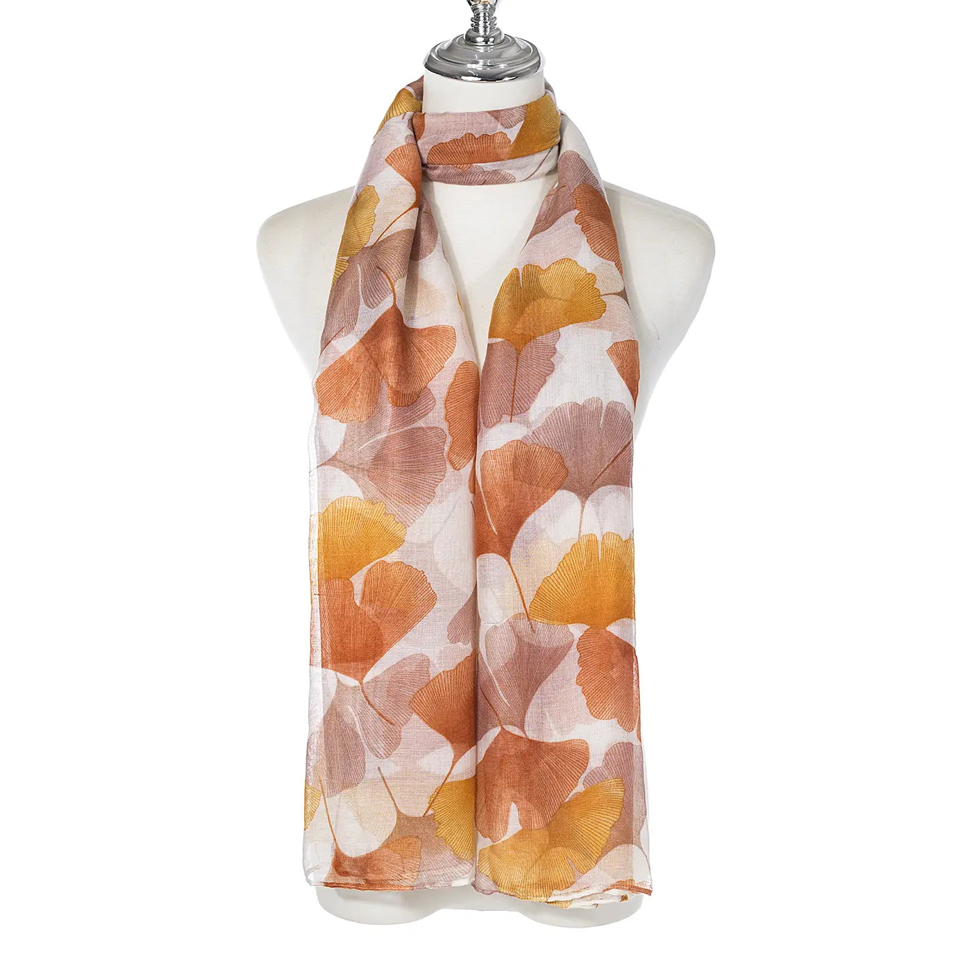 Ivys Autumn Ginkgo Scarf