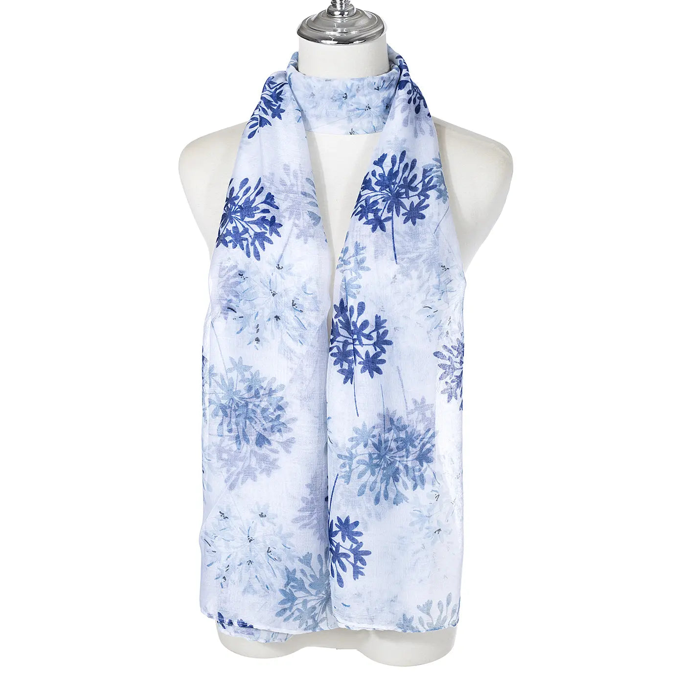 Ivys Agapanthus Print Scarf