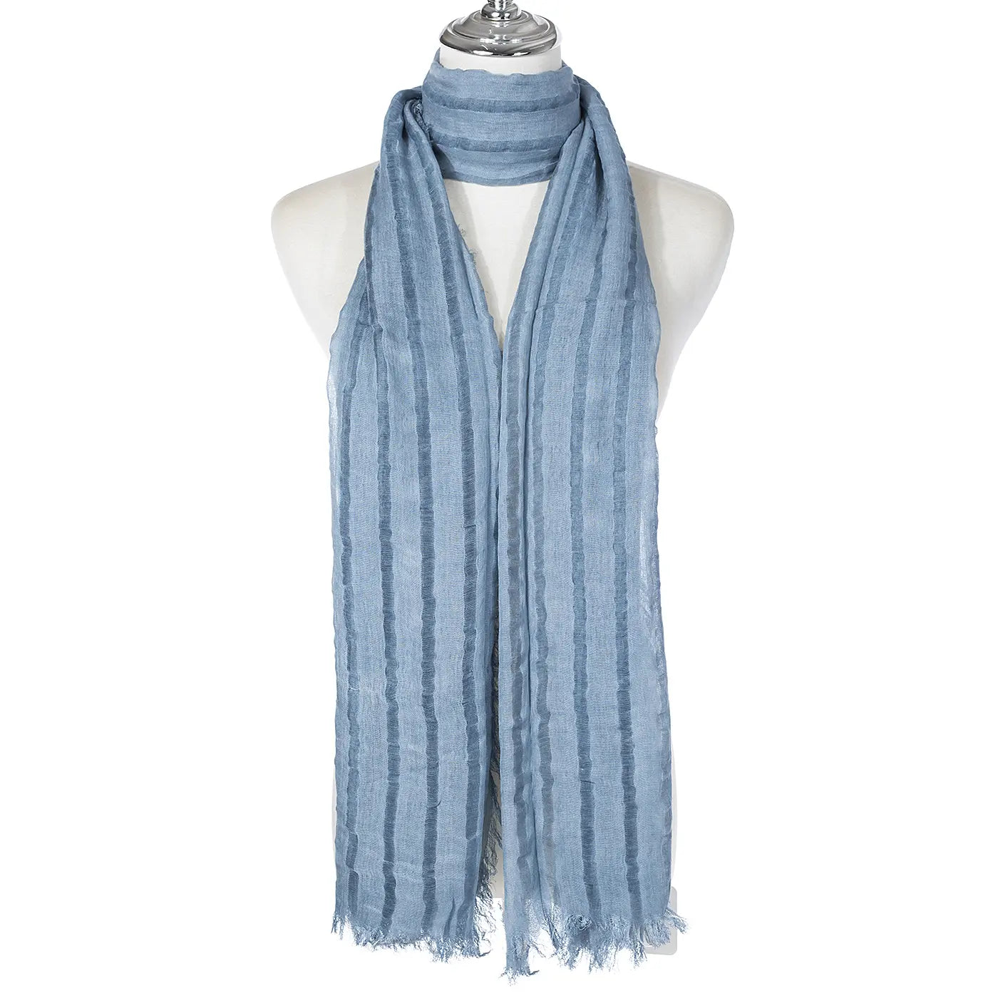 Ivys Textured Stripe Scarf