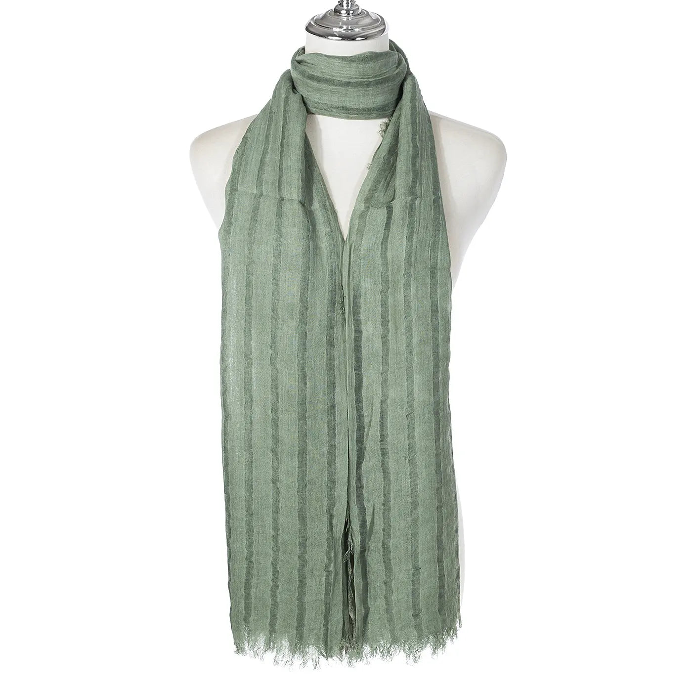 Ivys Textured Stripe Scarf