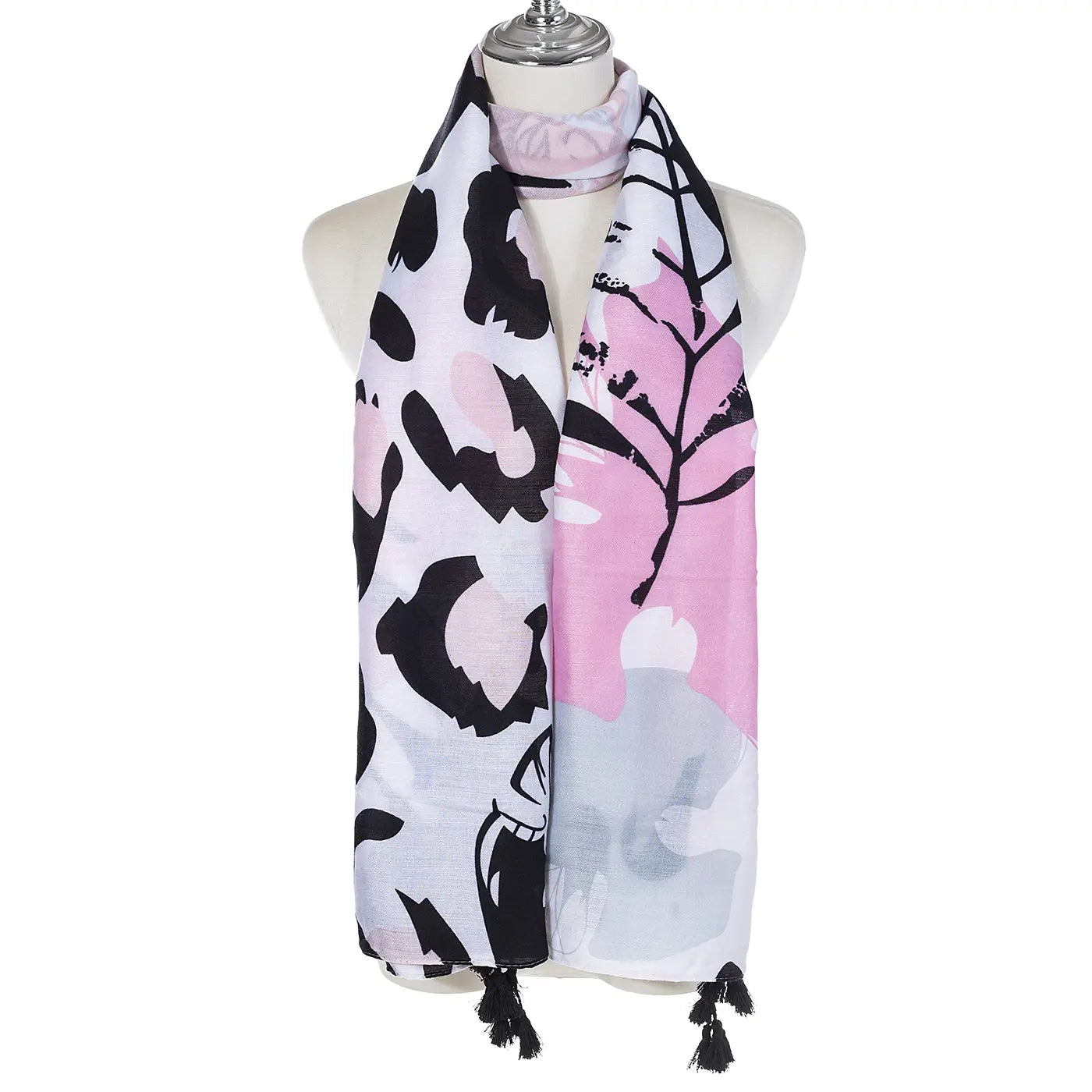 Ivys Abstract Animal Inspired Print Scarf