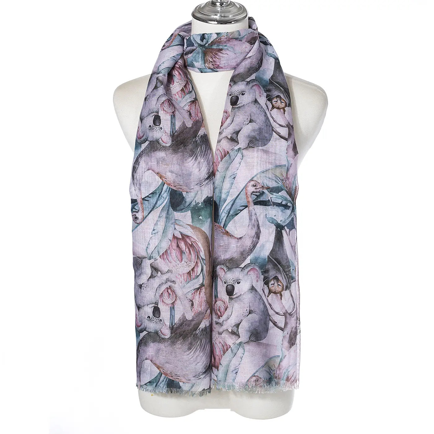 Ivys Native Wildlife Scarf