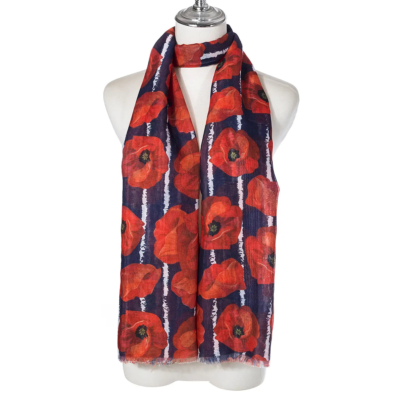 Ivys Poppy Bloom Scarf
