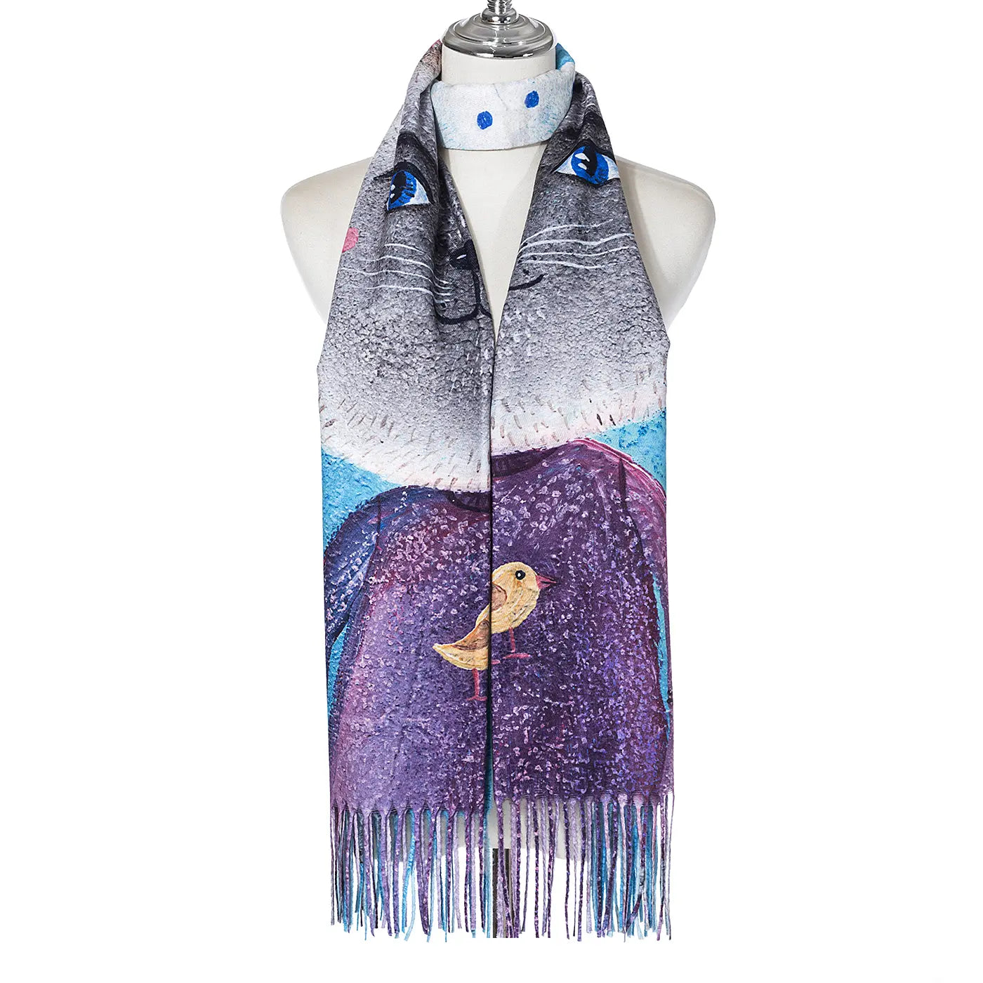 Ivys Whimsical Cat Scarf