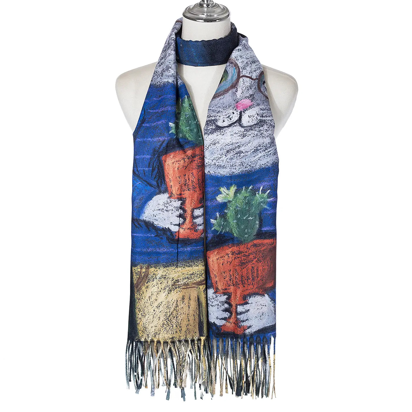 Ivys Whimsical Cat Scarf