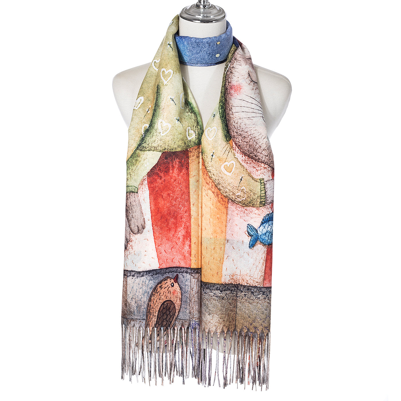 Ivys Whimsical Cat Scarf