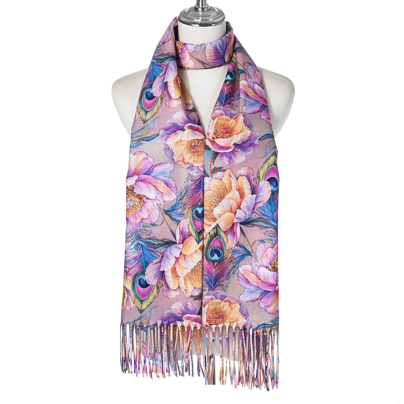 Ivys Peacock Bloom Scarf