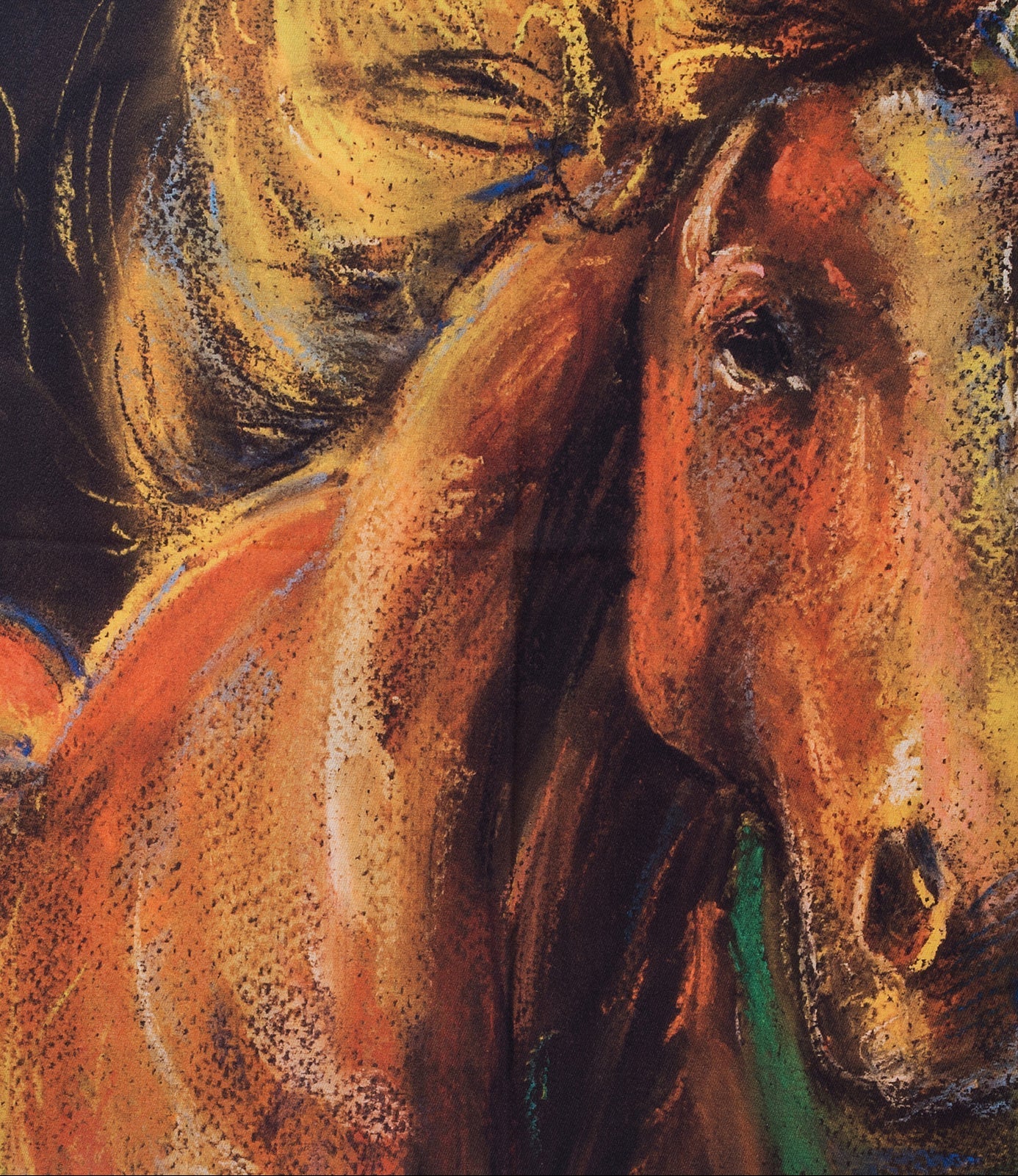 Ivys Horse Print Scarf