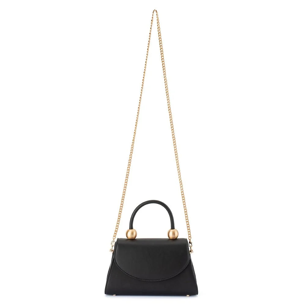 Olga Berg SIREN Top Handle Bag - Black