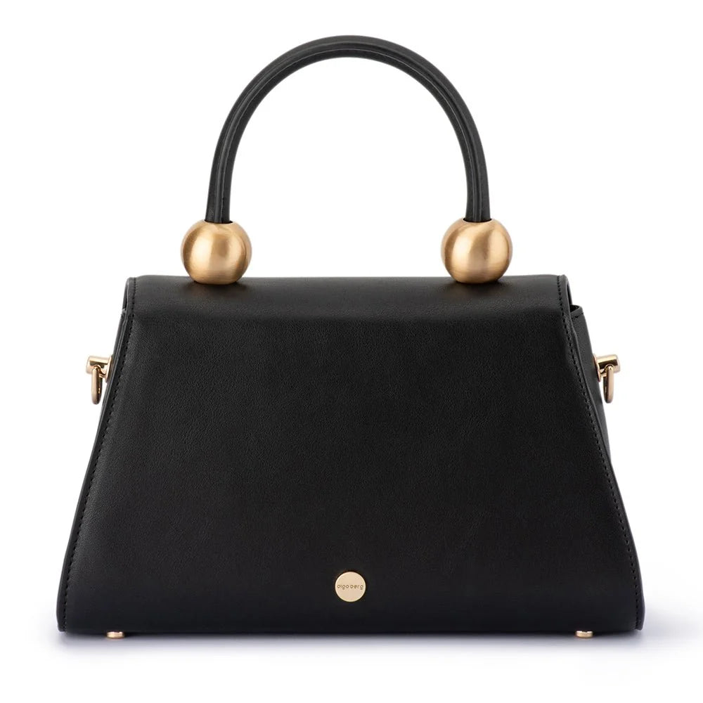 Olga Berg SIREN Top Handle Bag - Black