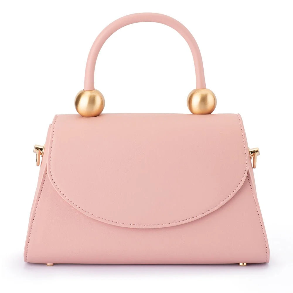 Olga Berg SIREN Top Handle Bag - Blush
