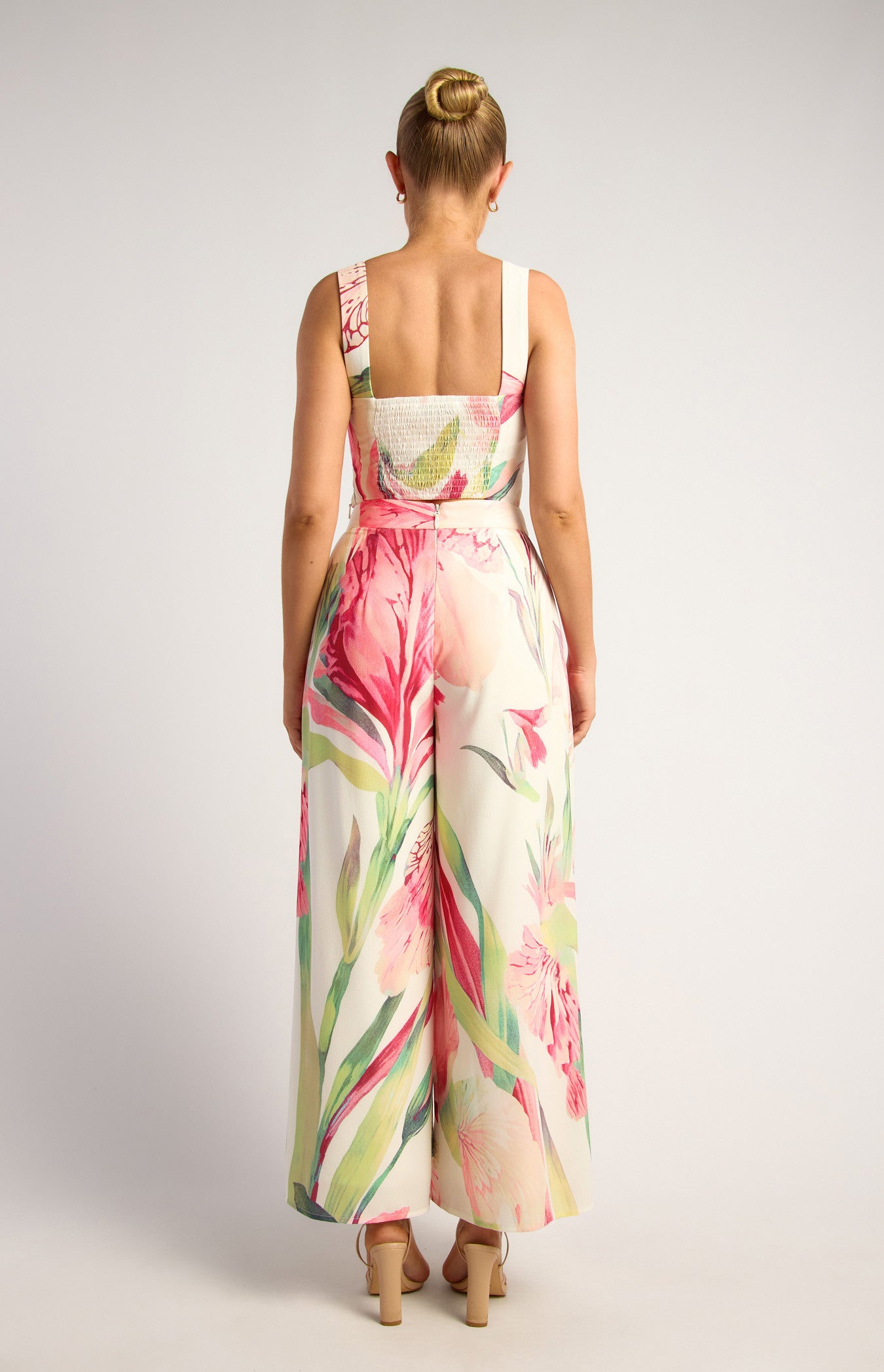 Style State Floral Print Top and Pleated Pants Set