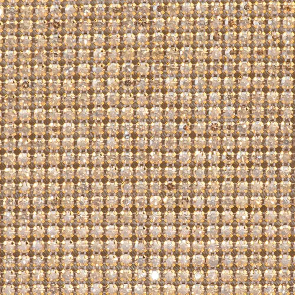 Olga Berg STEF Crystal Box Clutch - Gold