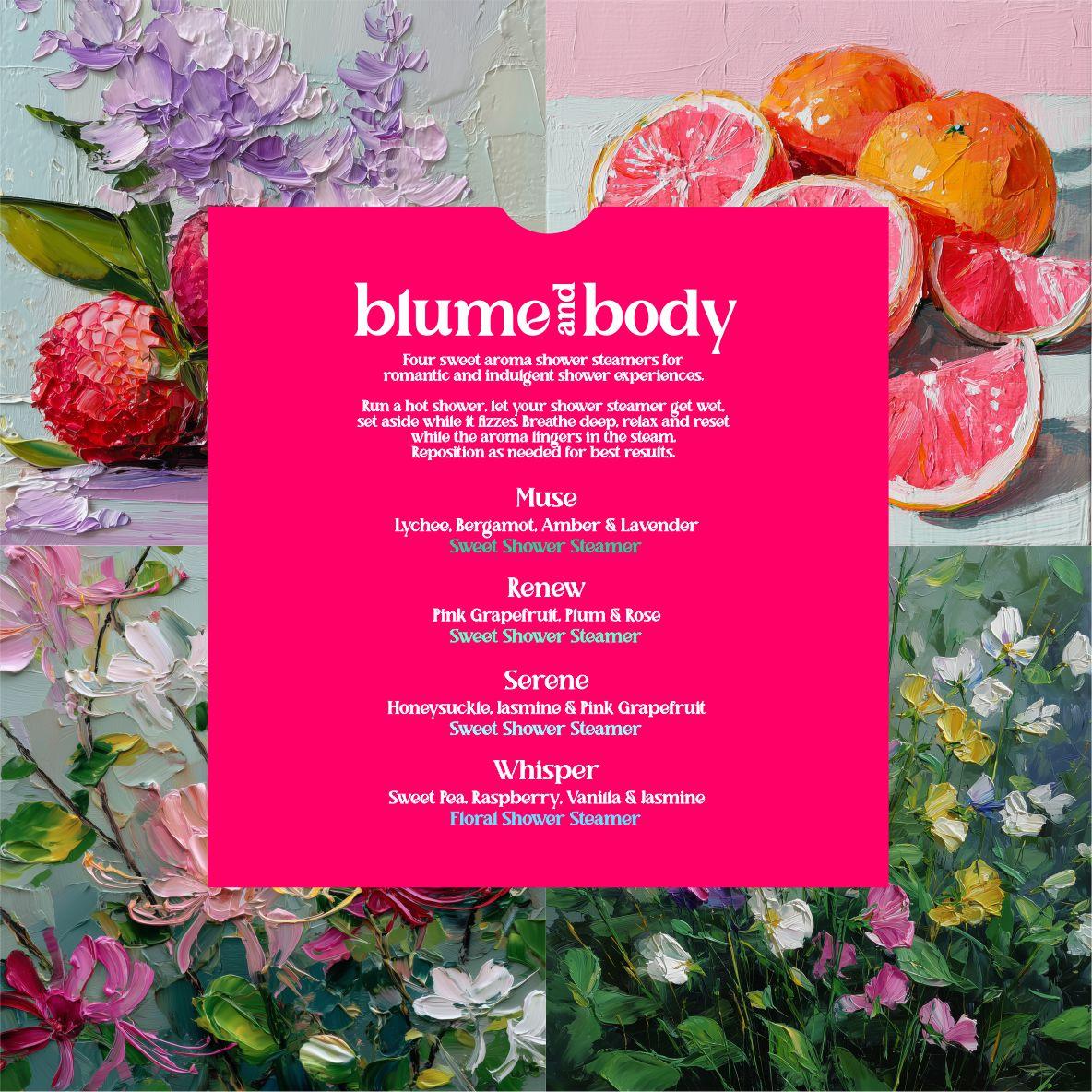 Blume & Body SWEET Shower Steamer Four Pack