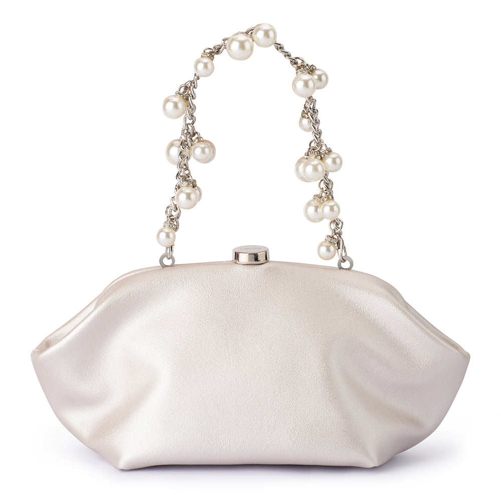 Olga Berg MARINA Pearl Clutch - Pearl