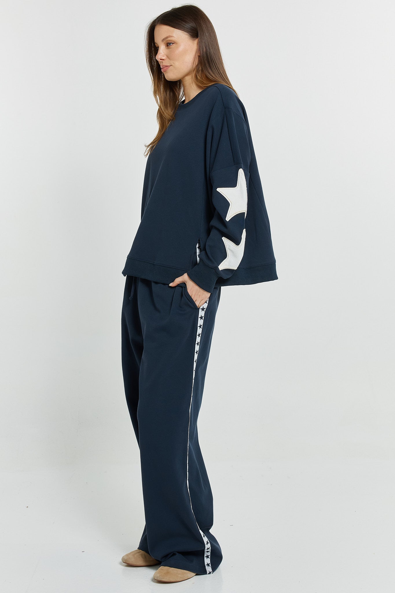 Betty Basics Saskia Sweatshirt - Navy