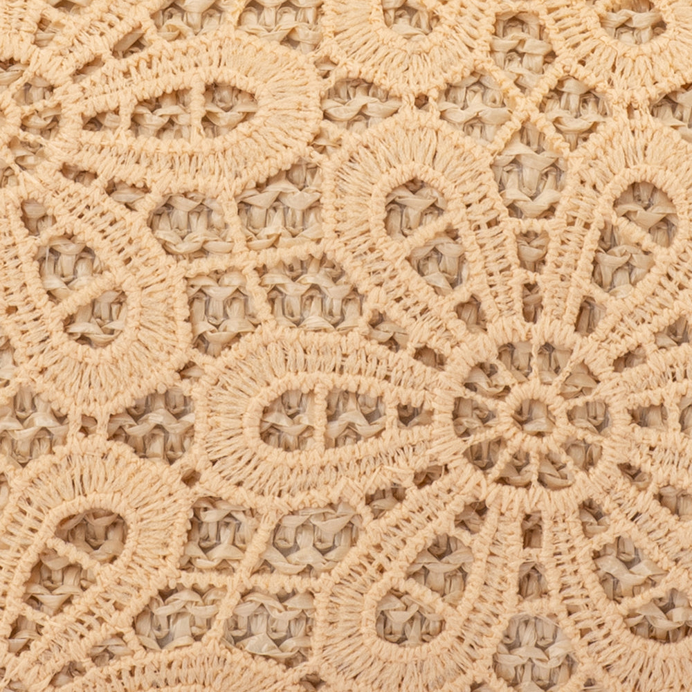 Olga Berg BONNIE Lace Clutch - Natural