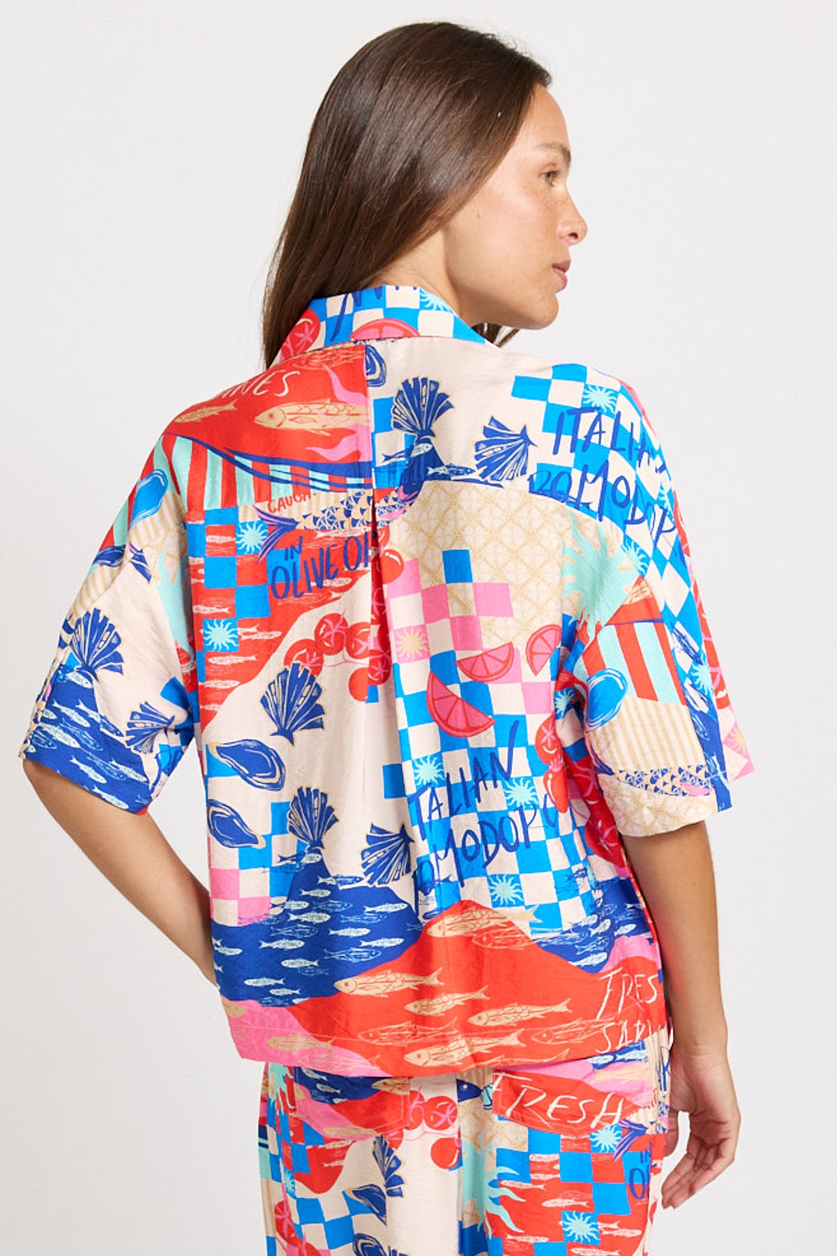 Betty Basics Sable Shirt - Mediterranean