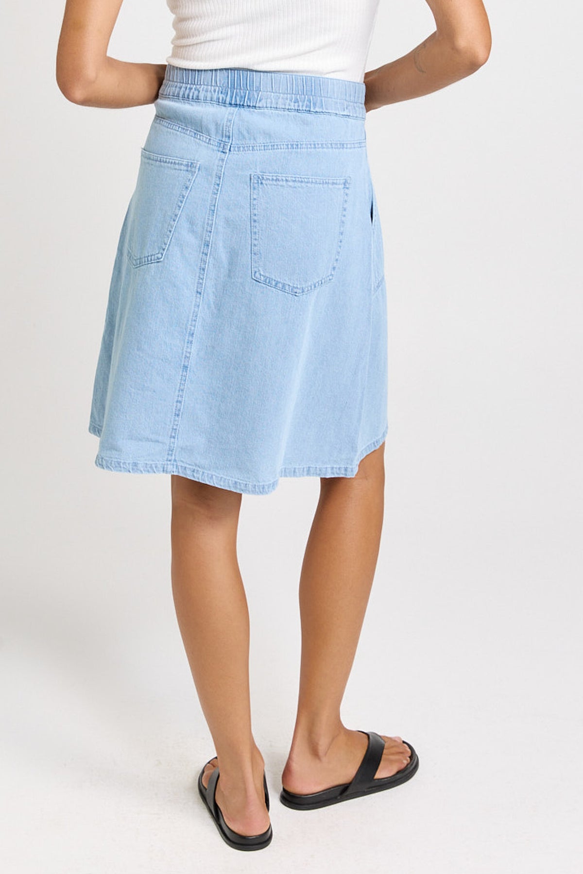 Betty Basics Aida Denim Skirt - Medium Wash