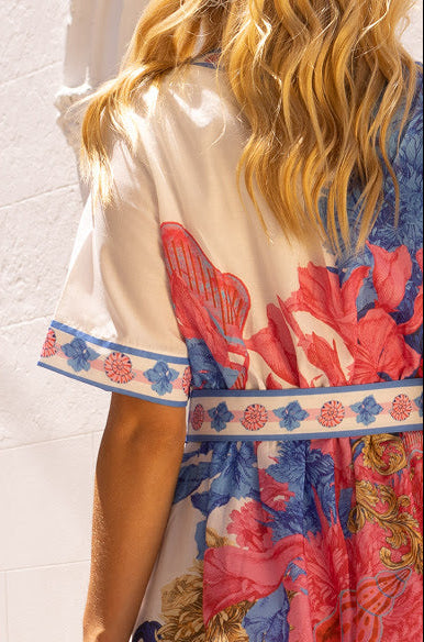 Mia Milani Shell Doll Maxi Dress