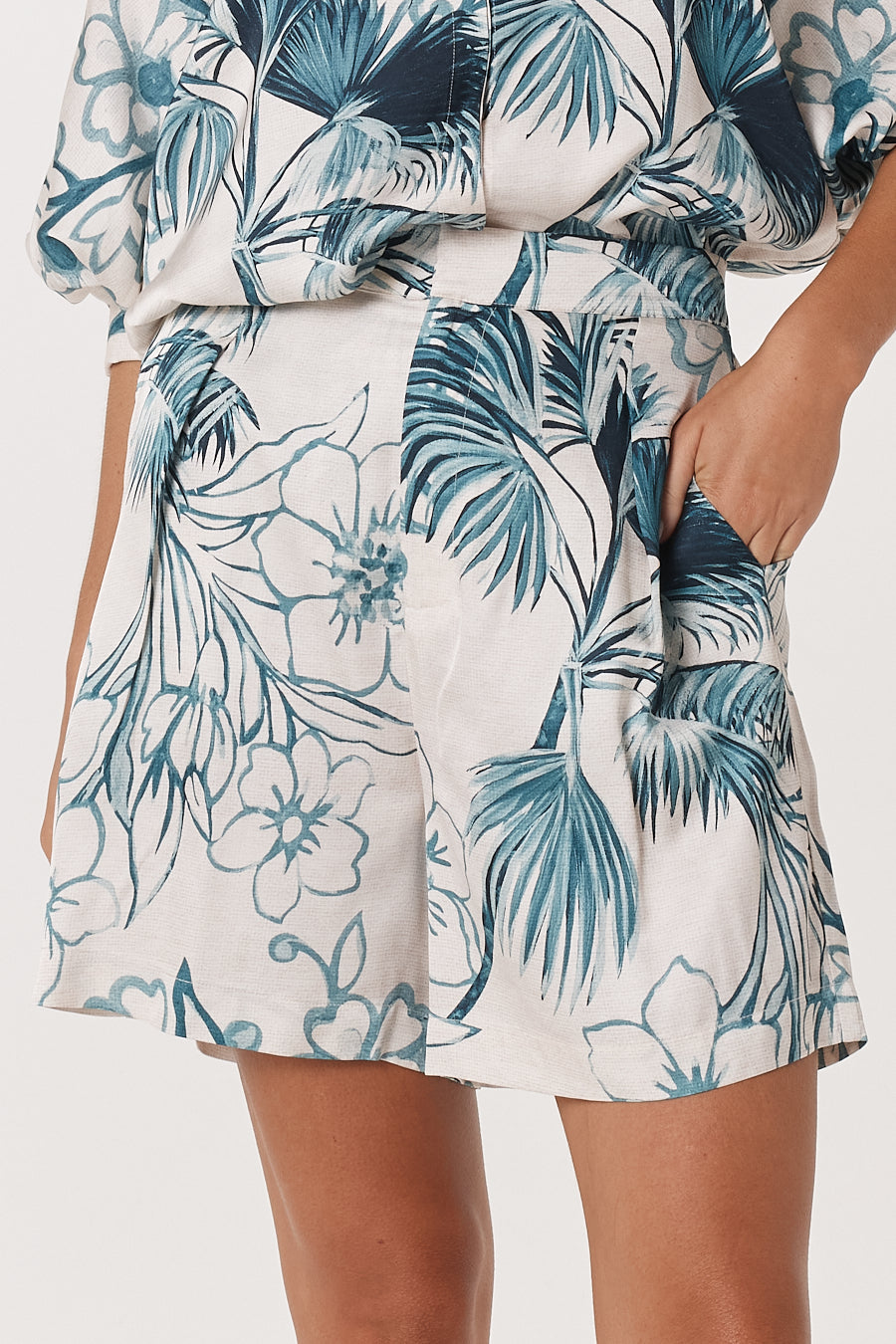 Fate+Becker Solstice Palms Short - Palm Print