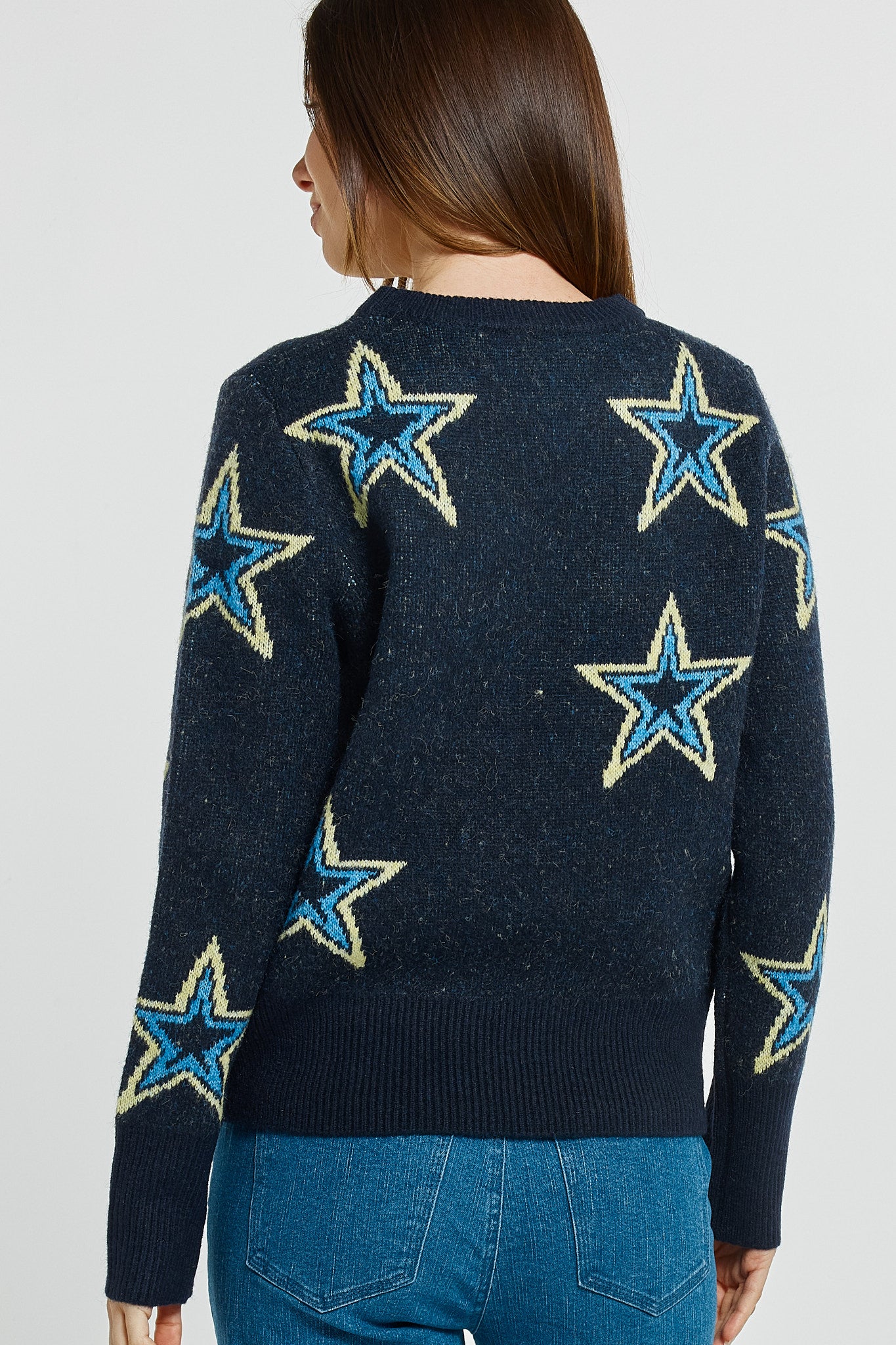 Betty Basics Serena Sweater - Star Jacquard