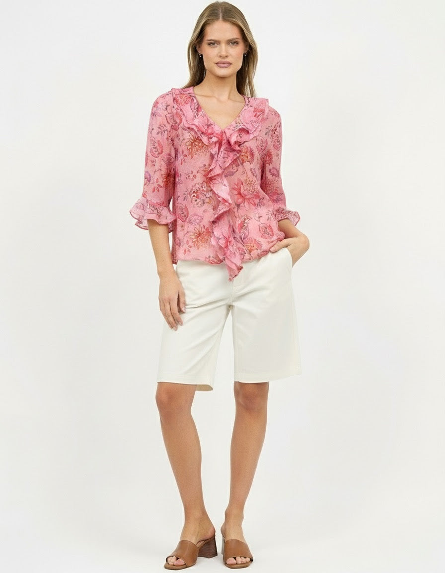 Liberty Rose Secret Garden Frill Top