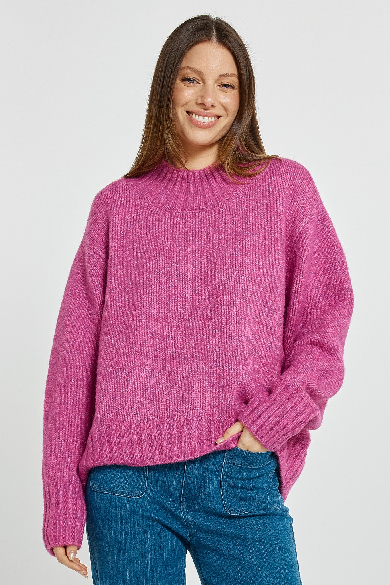 Betty Basics Lola Jumper - Mulberry