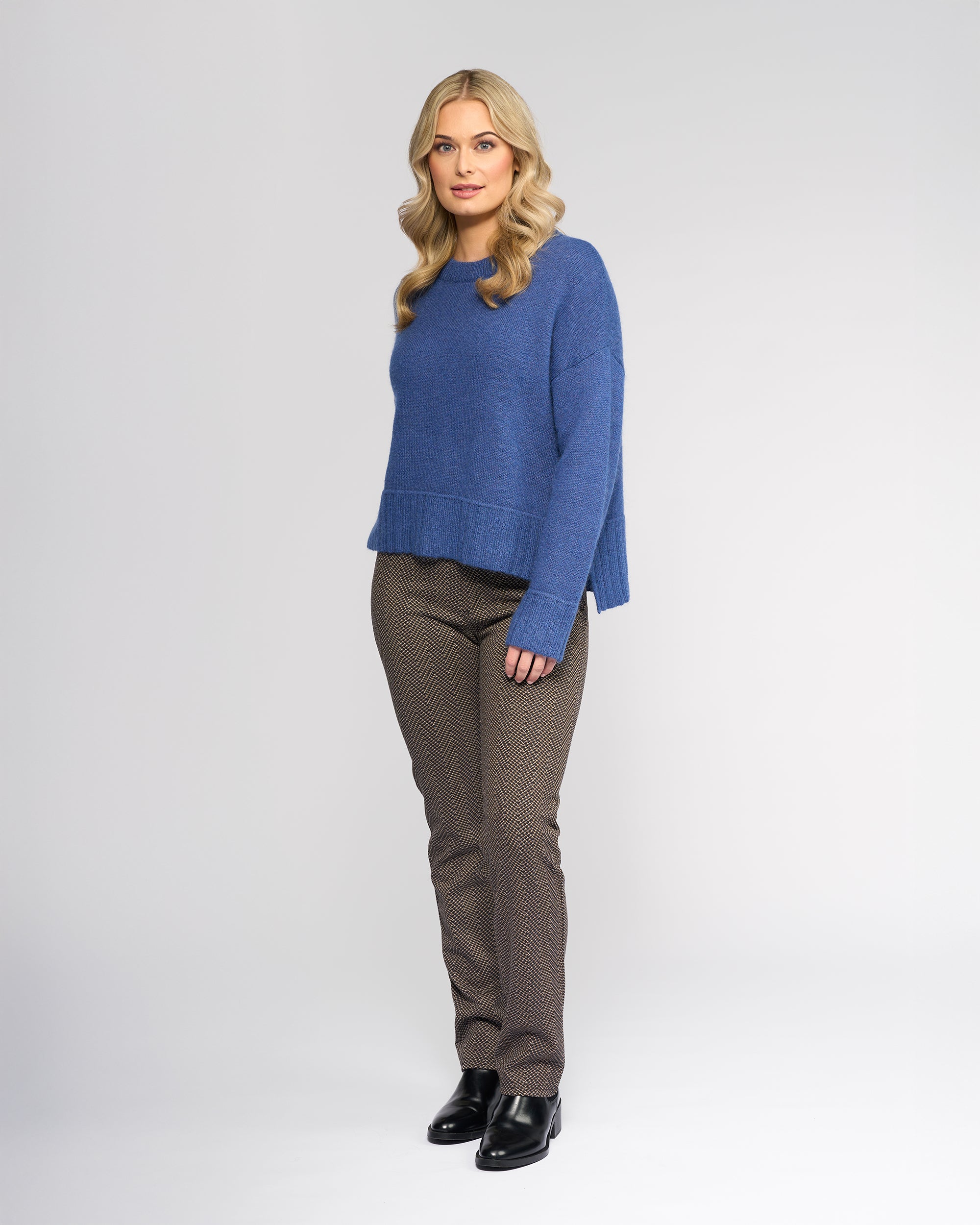 Vassalli Orbit Sweater - Denim Blue