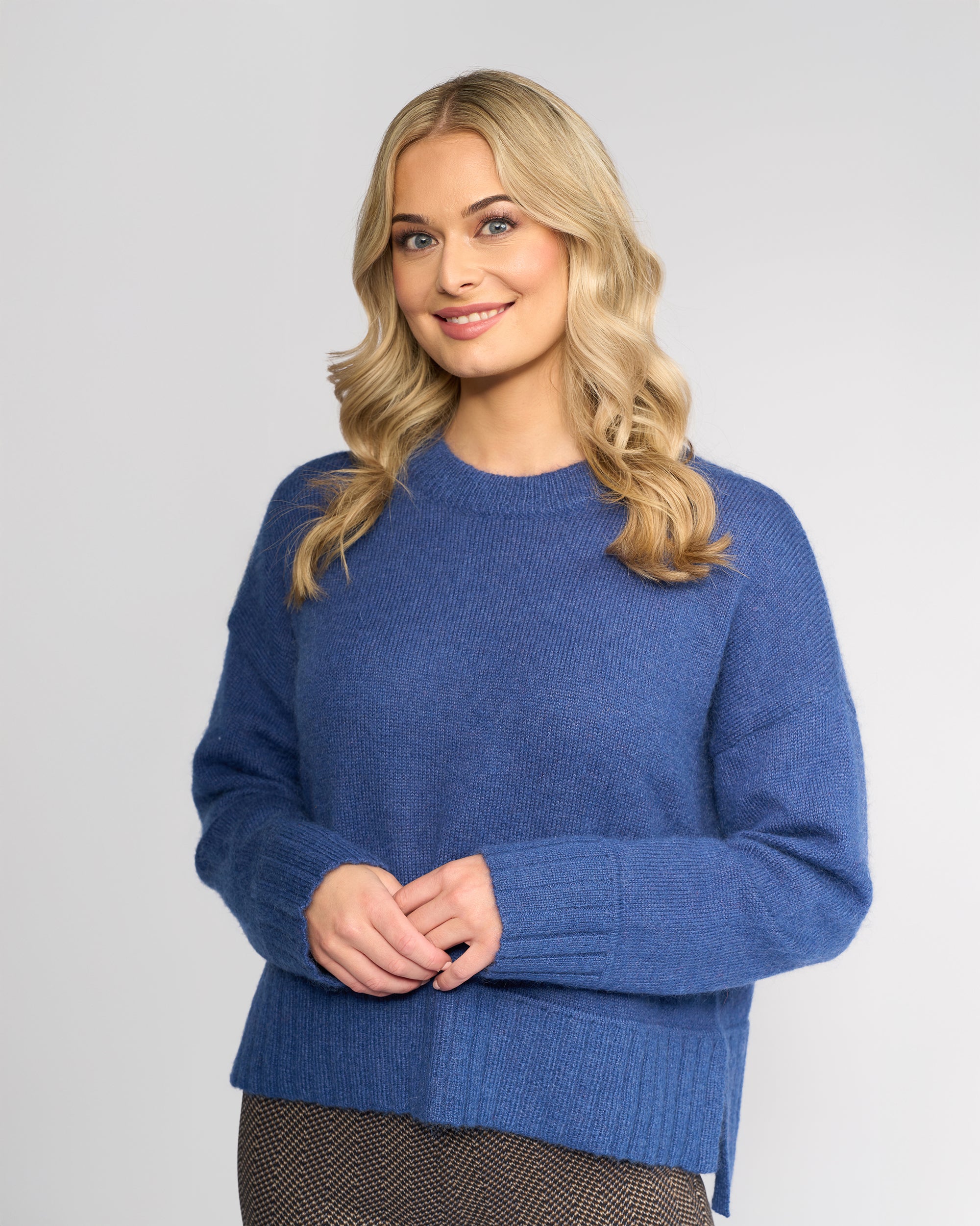 Vassalli Orbit Sweater - Denim Blue