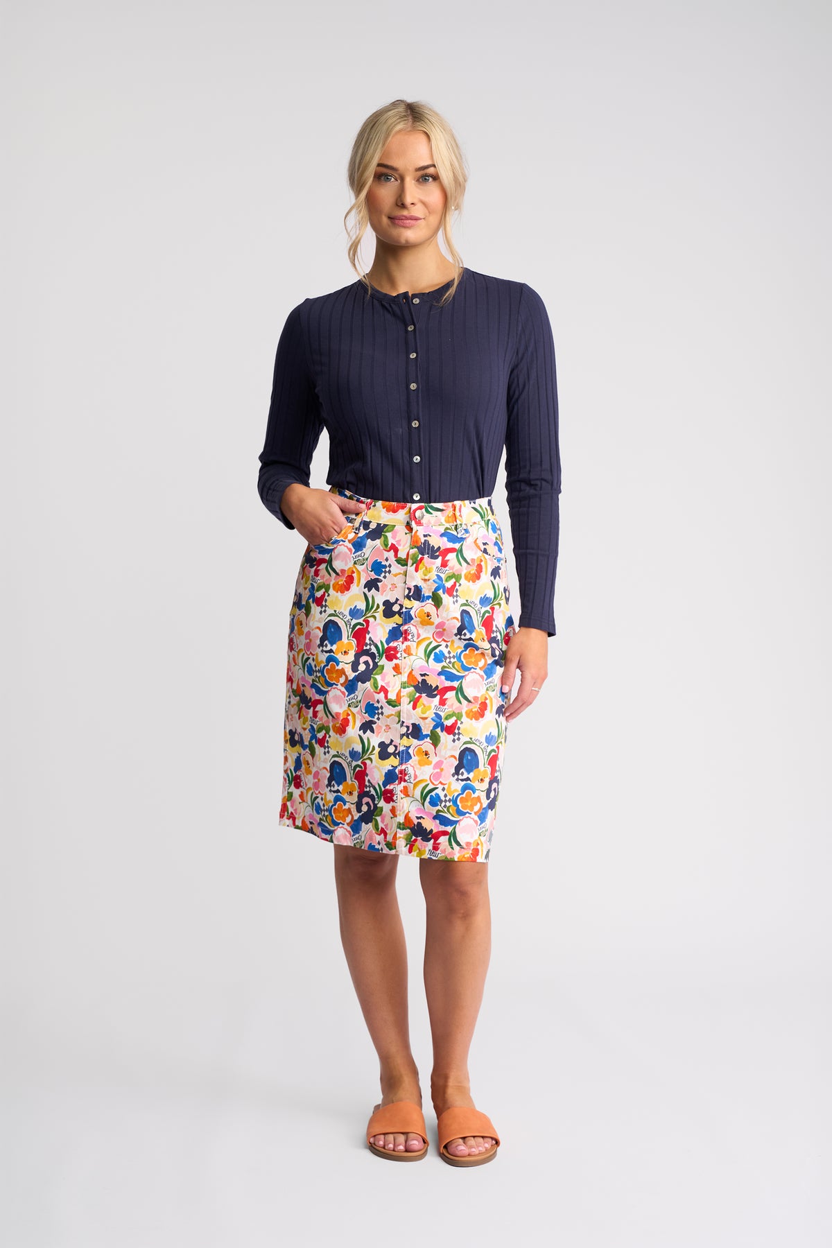 Vassalli Poppy Skirt - Mon Cheri