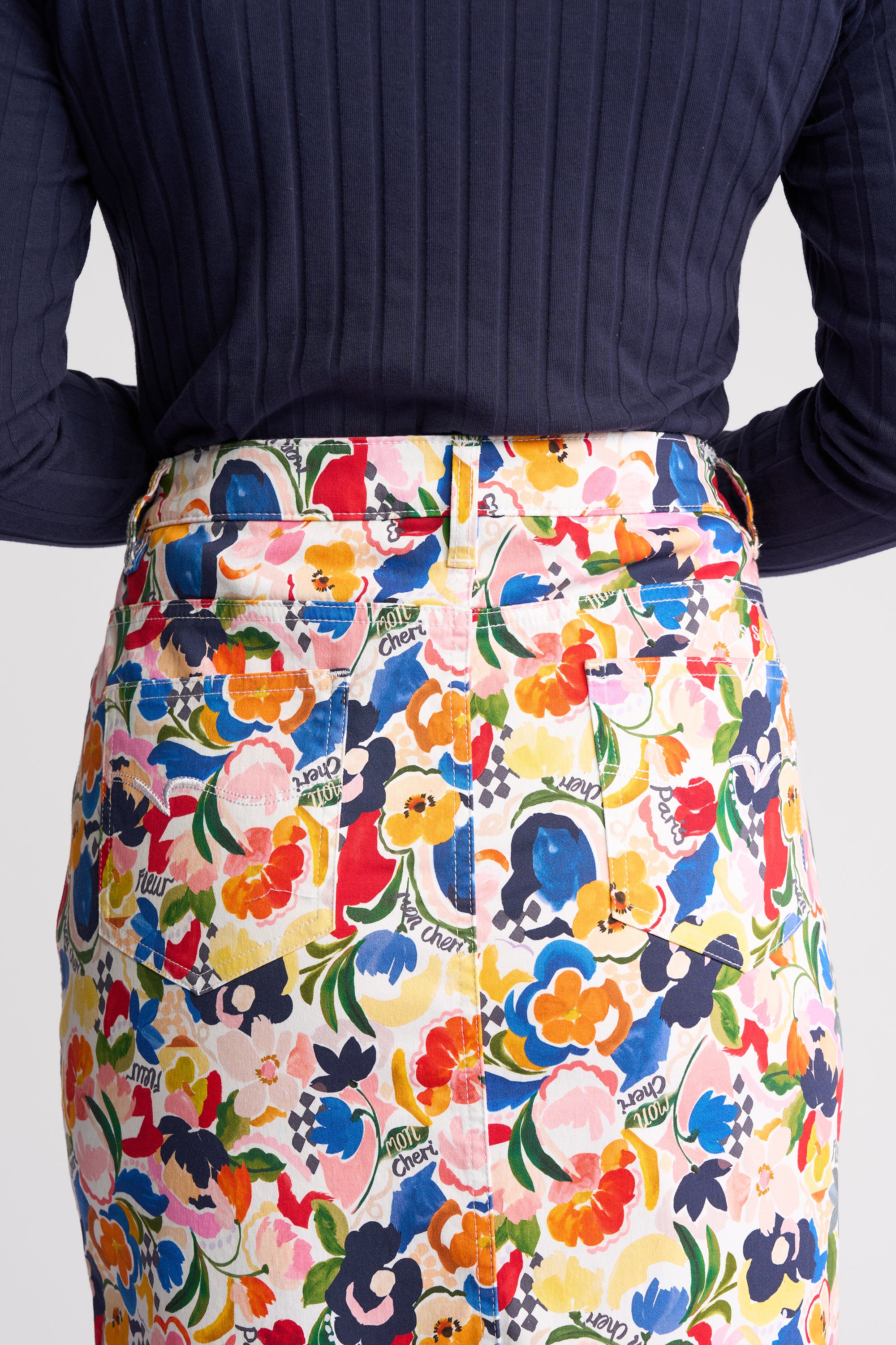 Vassalli Poppy Skirt - Mon Cheri