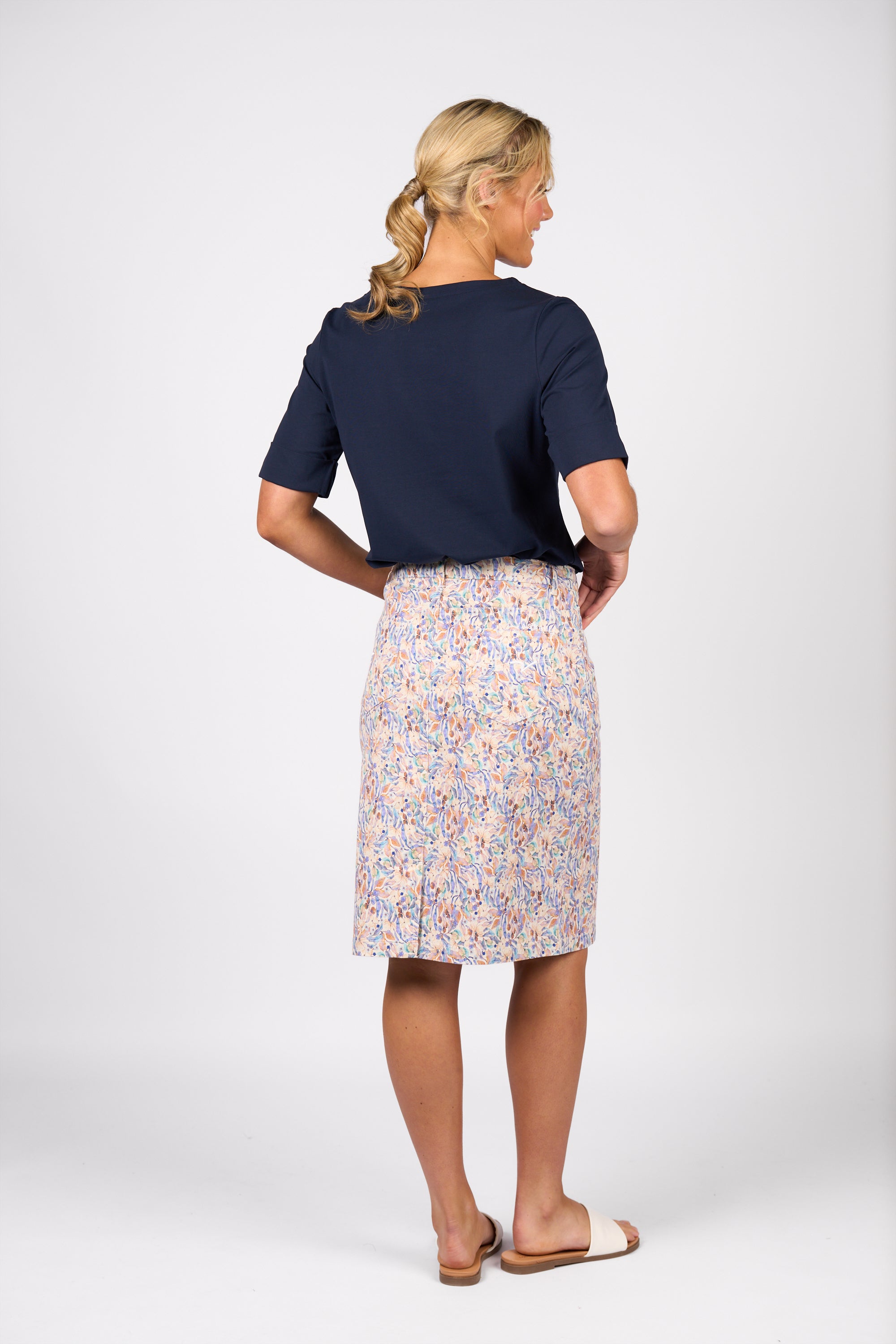 Vassalli Printed Skirt - Amalfi