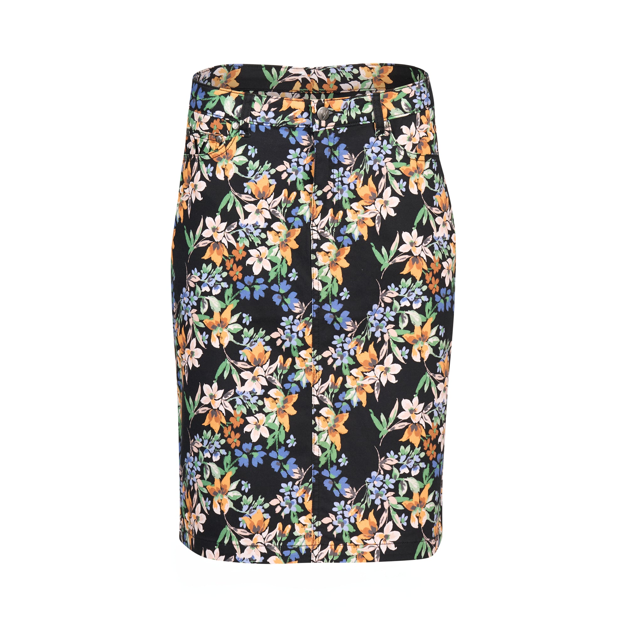 Vassalli Printed Skirt - Grove