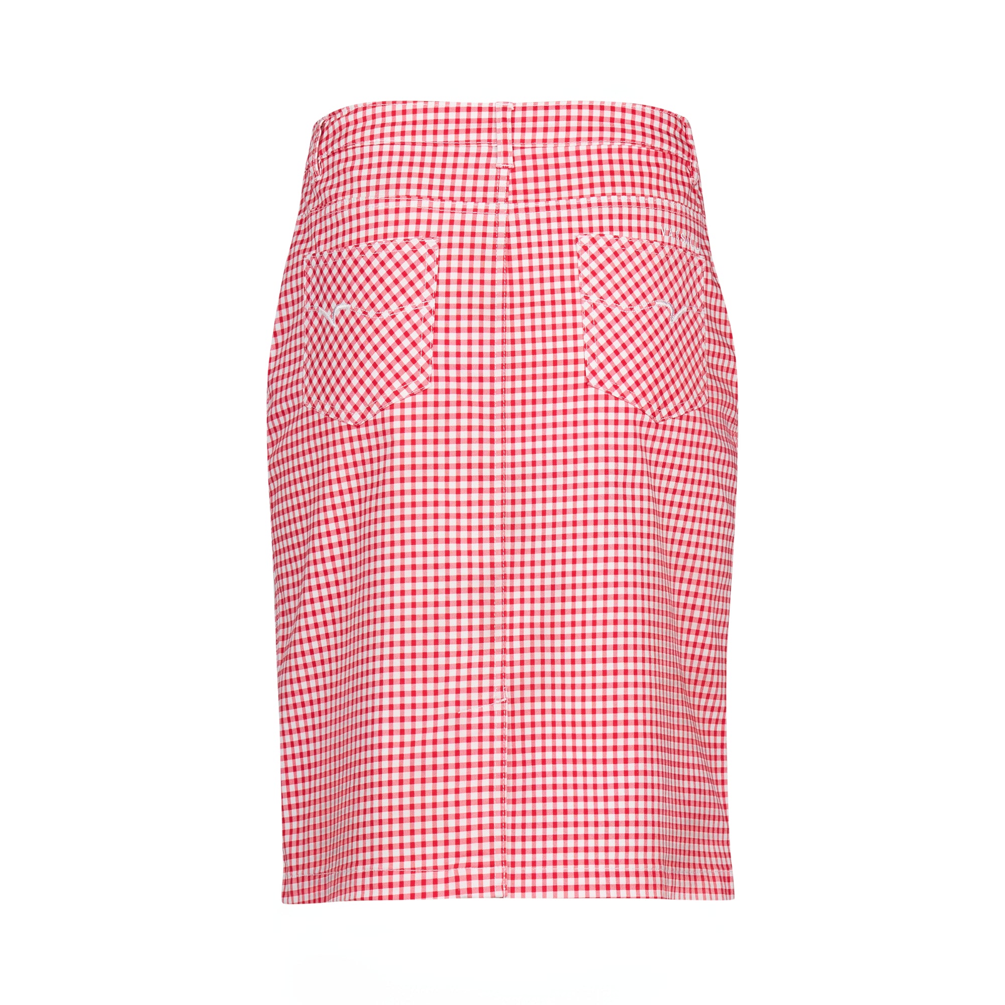 Vassalli Printed Skirt - Red Gingham