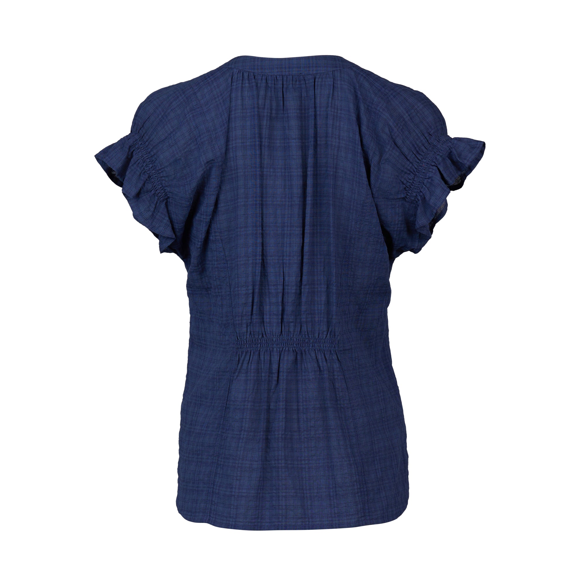 Vassalli Drop Shoulder Top - Navy