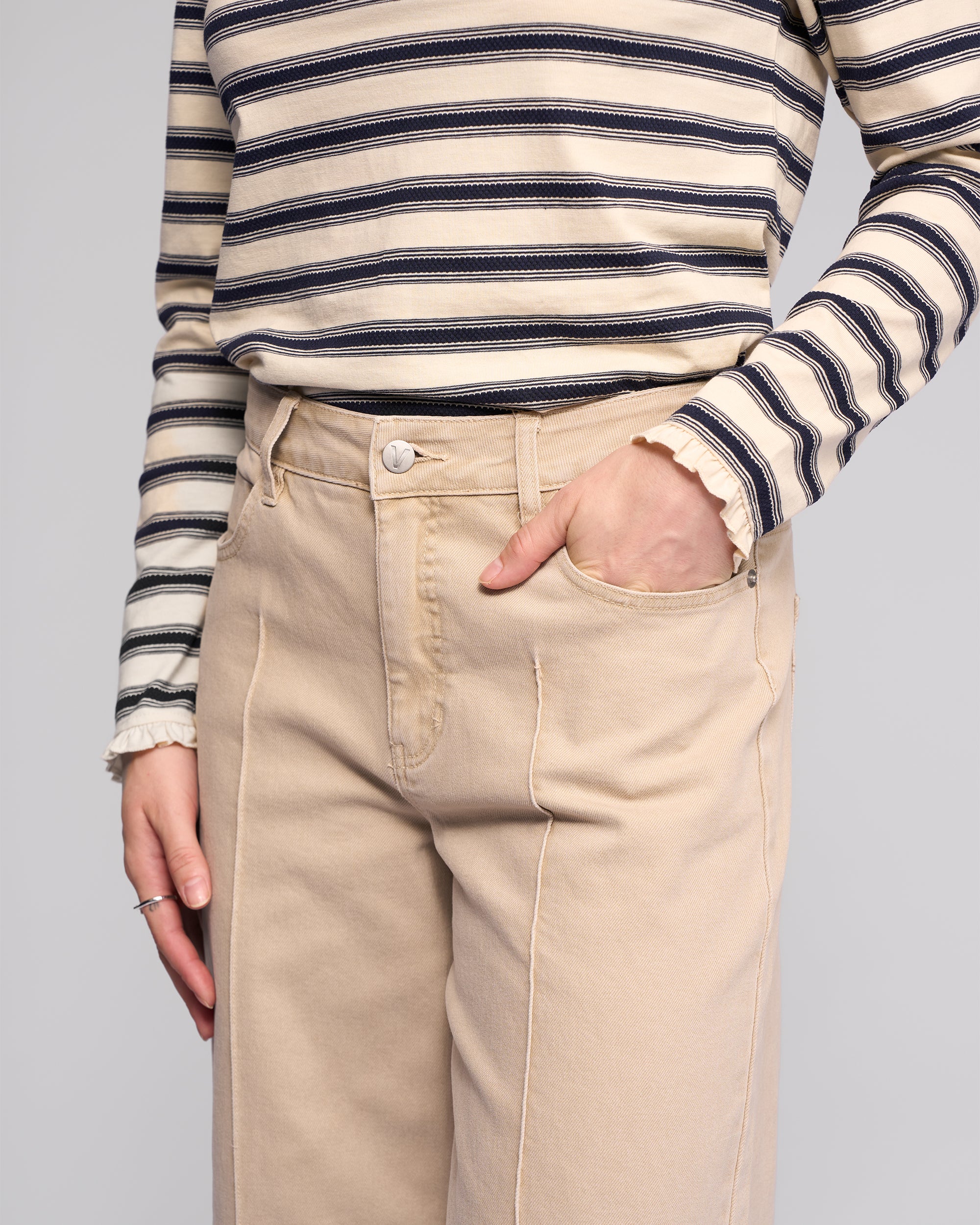 Vassalli Alley Jean - Oat Denim