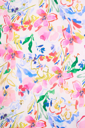 Vassalli Short Sleeve Printed Fitted Dress - Porto