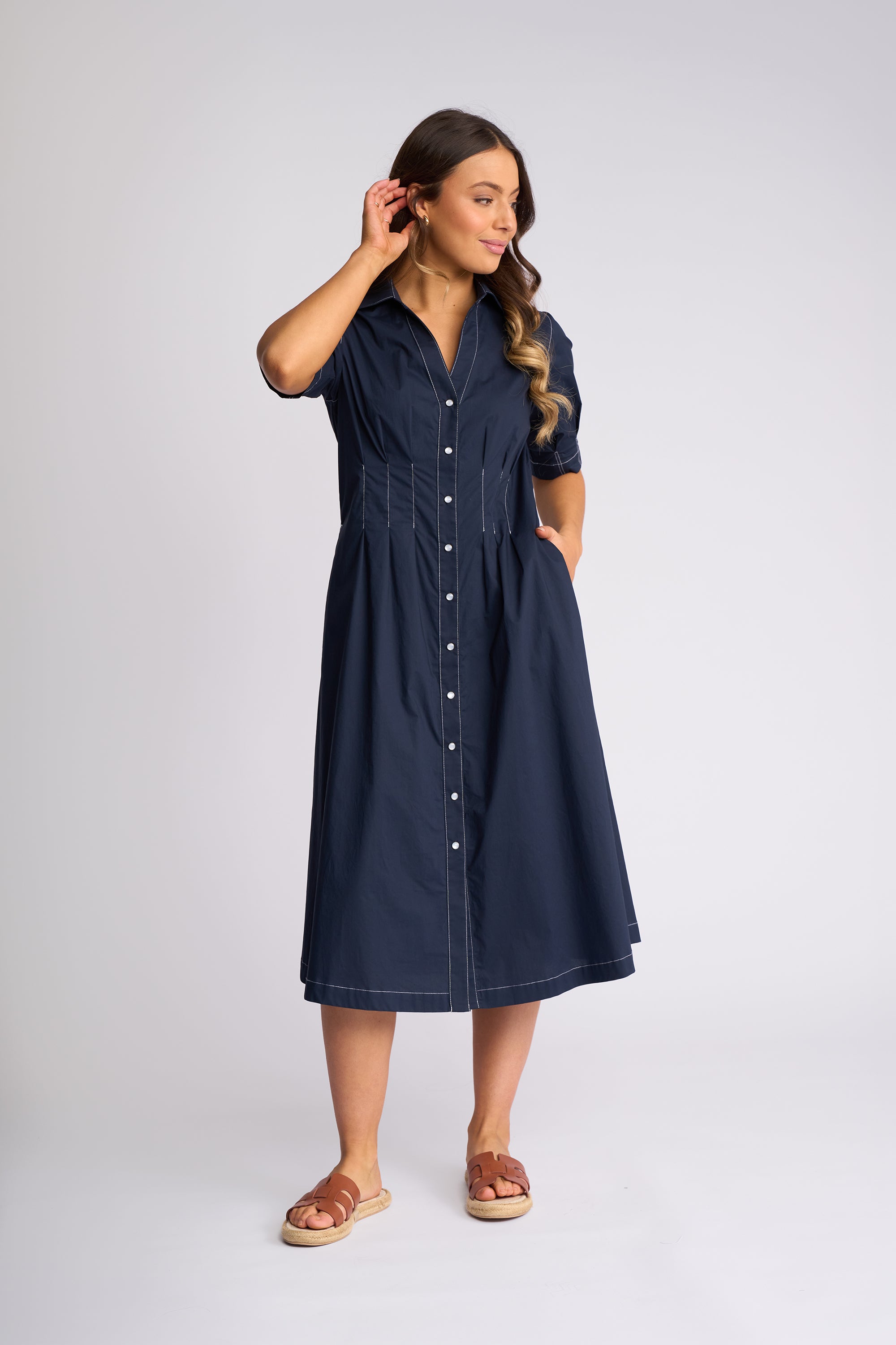 Vassalli Addie Dress - Ink